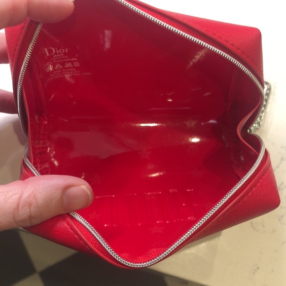 Dior Beauty Red Logo Makeup Bag - Picture 5 of 5